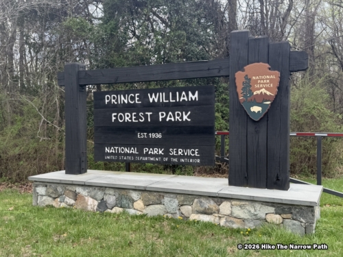 Prince William Forest Sign